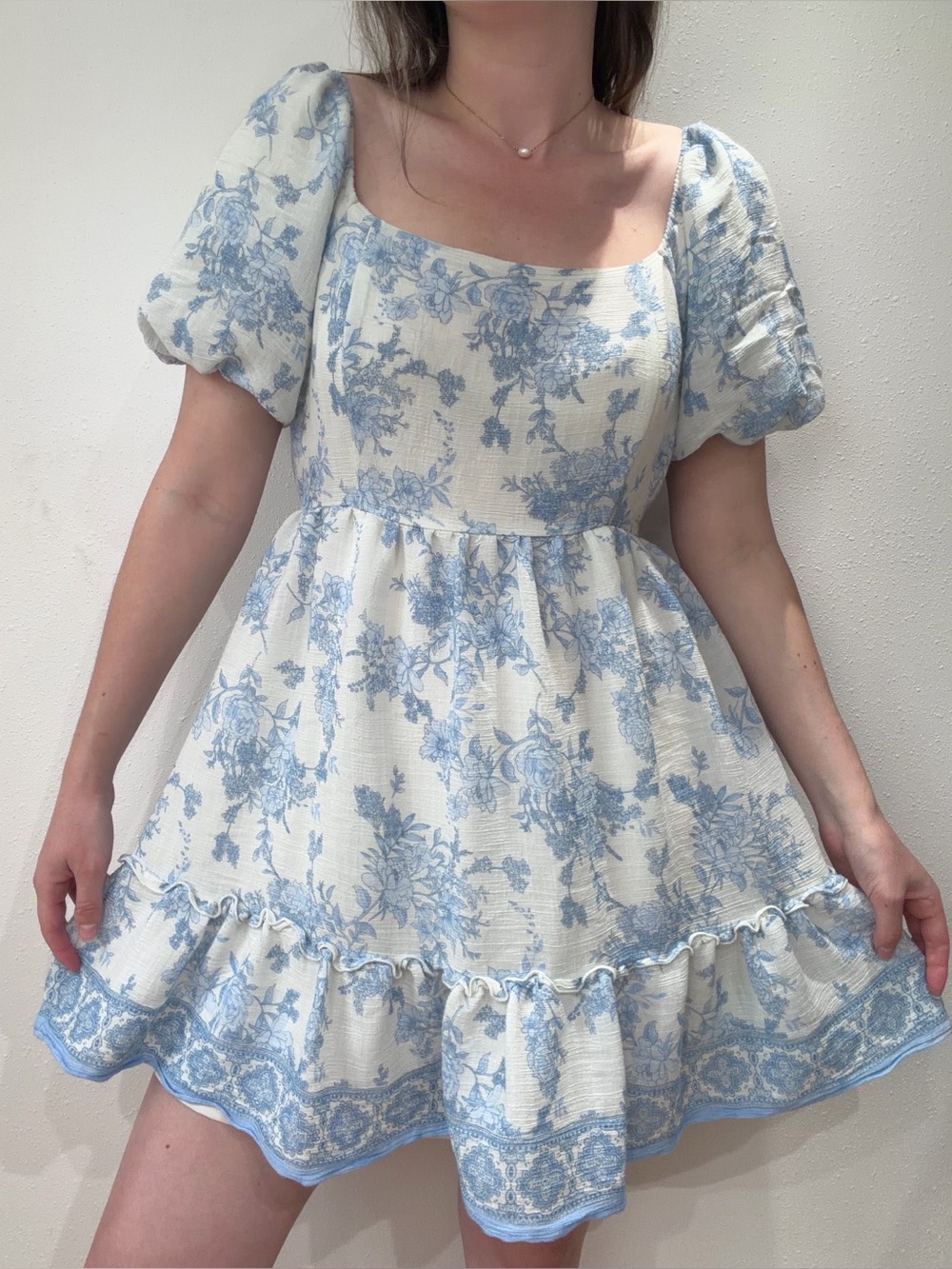 Boutique Floral Babydoll Dress